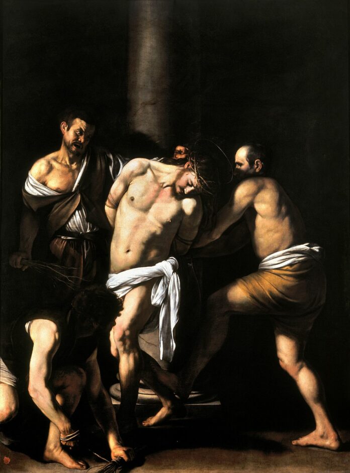 1200px the flagellation of christ caravaggio (1607)