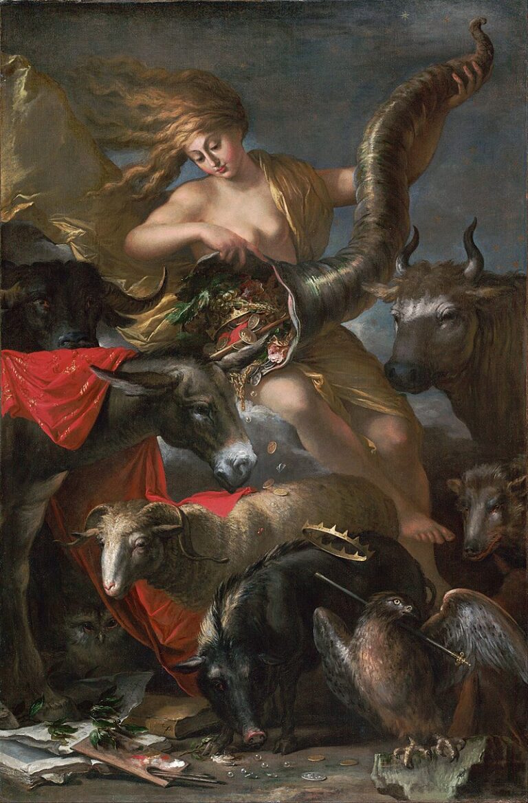 salvator rosa (italian) allegory of fortune google art projectfxd