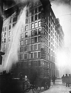 229px image of triangle shirtwaist factory fire on march 25 1911