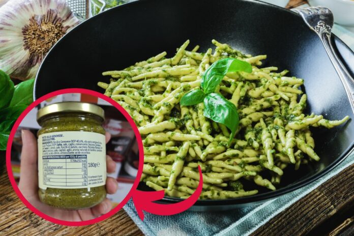 pesto etichetta