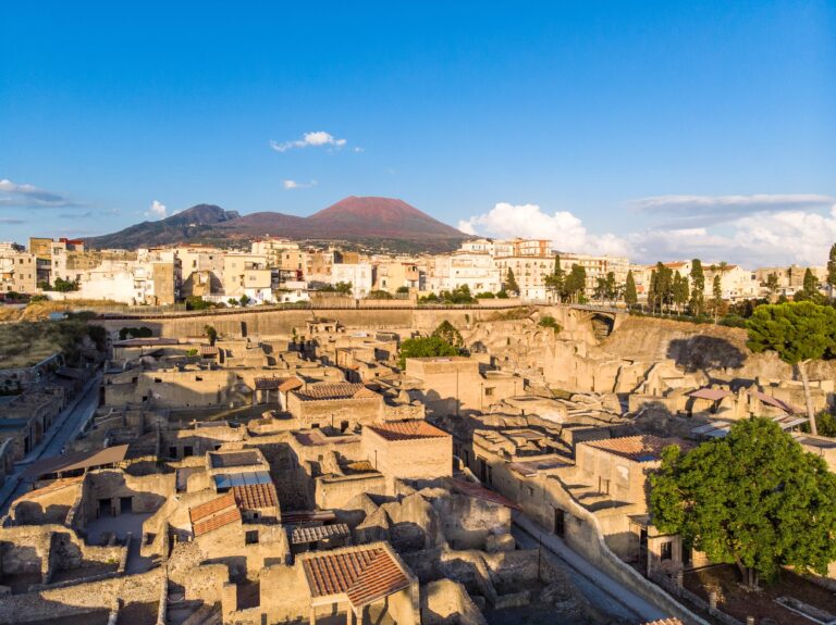 vista vesuvio parco archeologico di ercolano