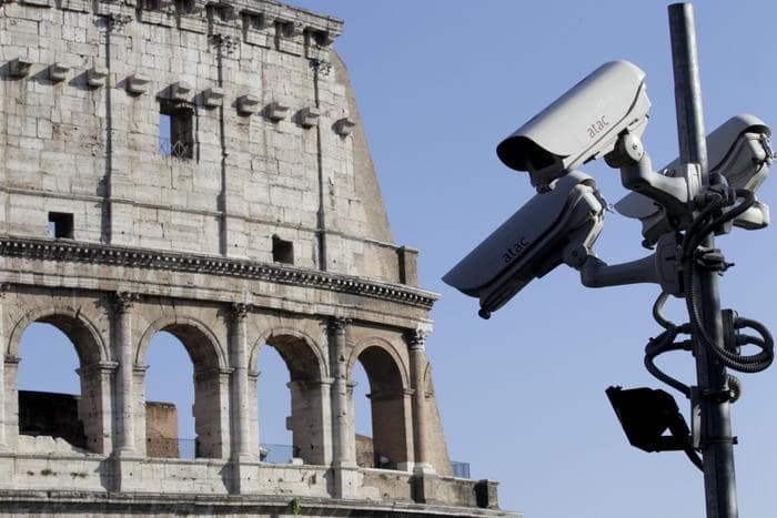 telecamere colosseo